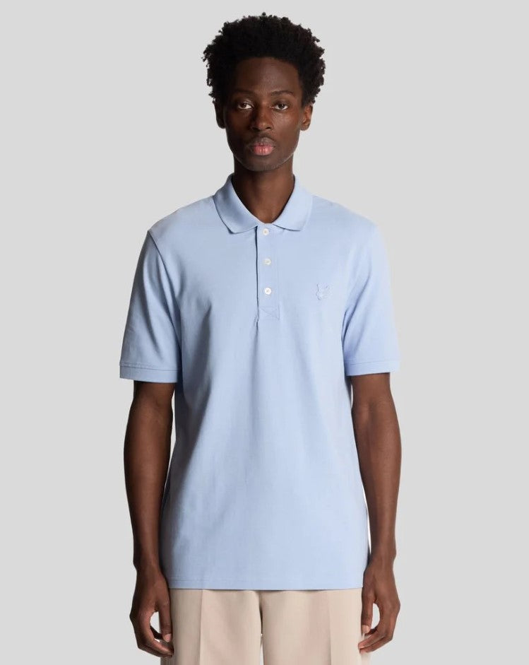 Polo's korte mouw blauw Lyle & Scott