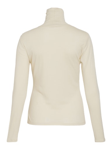 T-shirts lange mouw beige VILA