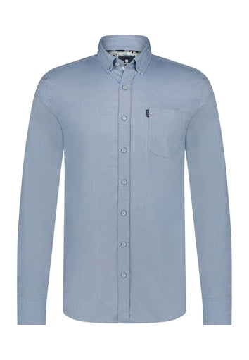 Hemden lange mouw blauw State of Art