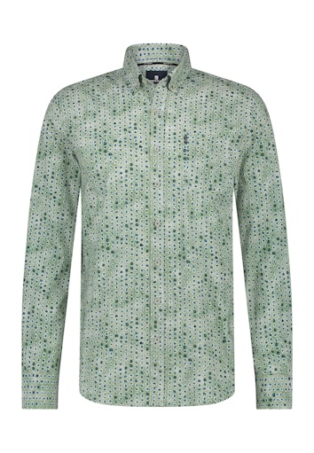 Hemden lange mouw groen State of Art