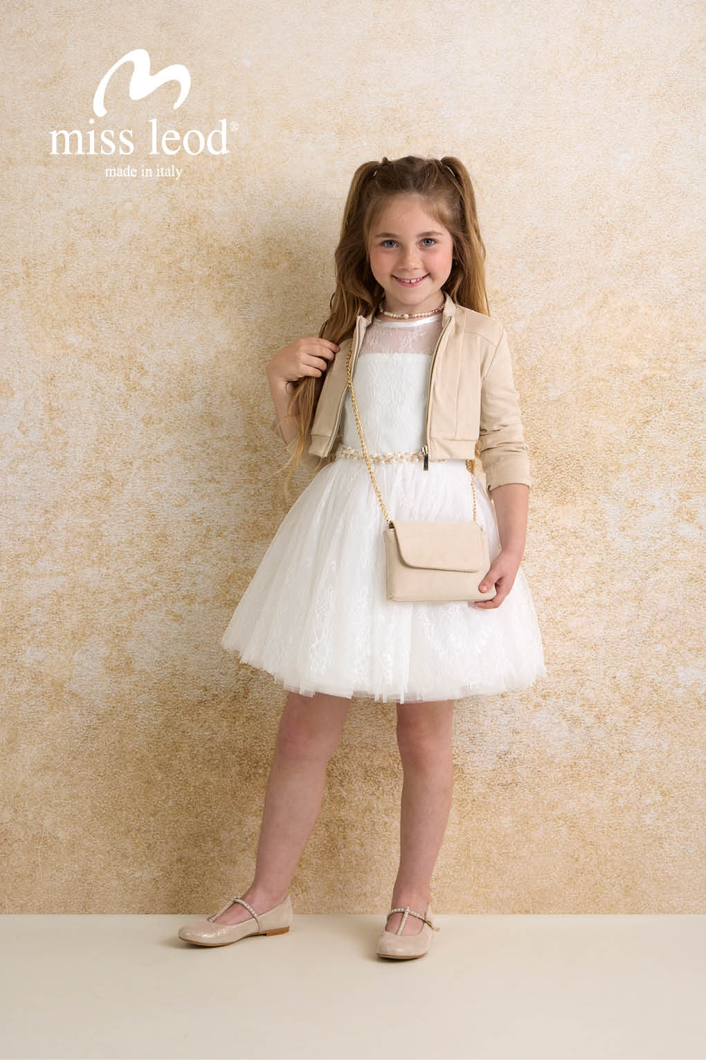Jassen beige Miss Leod
