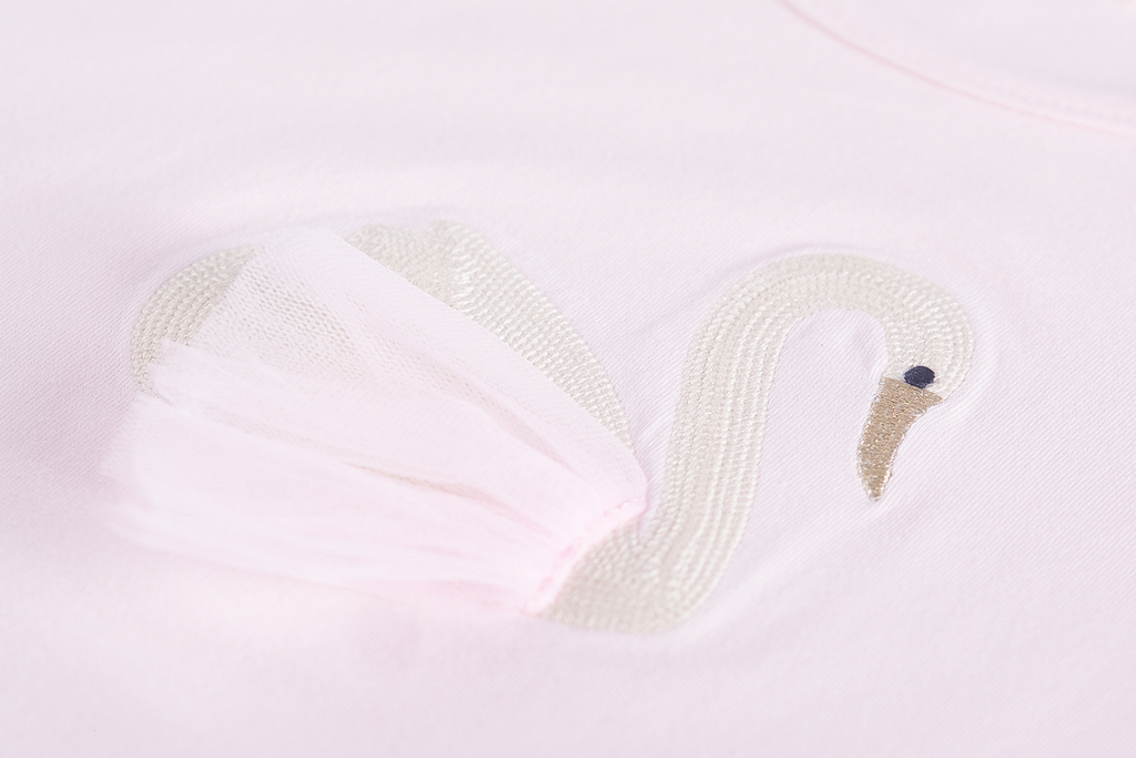 T-shirts korte mouw roze Someone