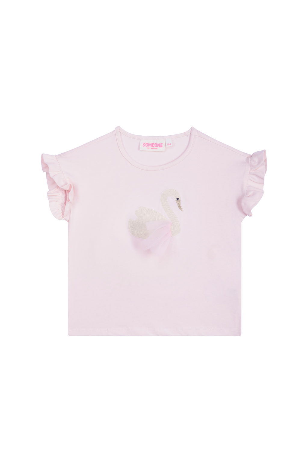 T-shirts korte mouw roze Someone