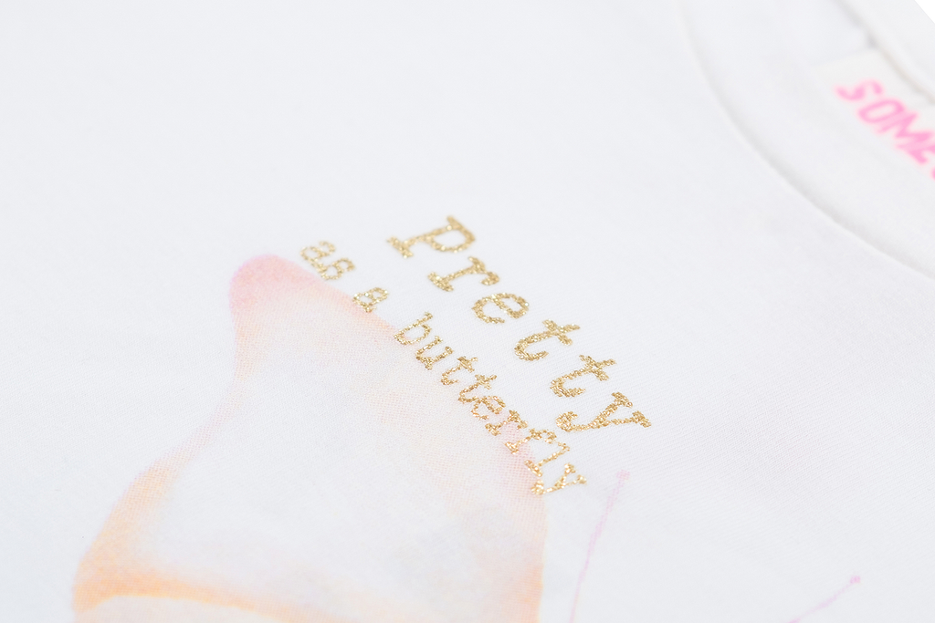 T-shirts korte mouw beige Someone