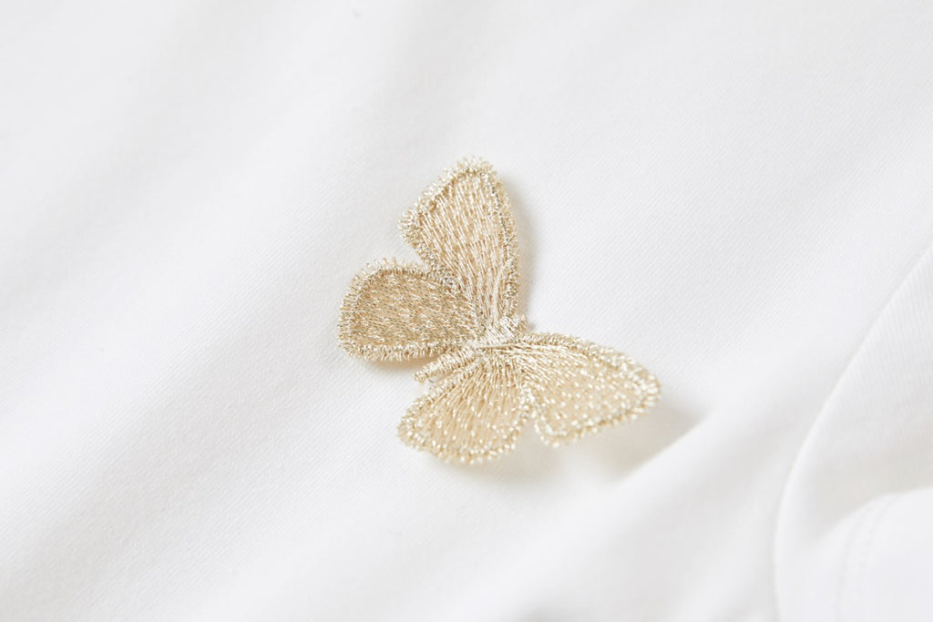 Jurken korte mouw beige Someone