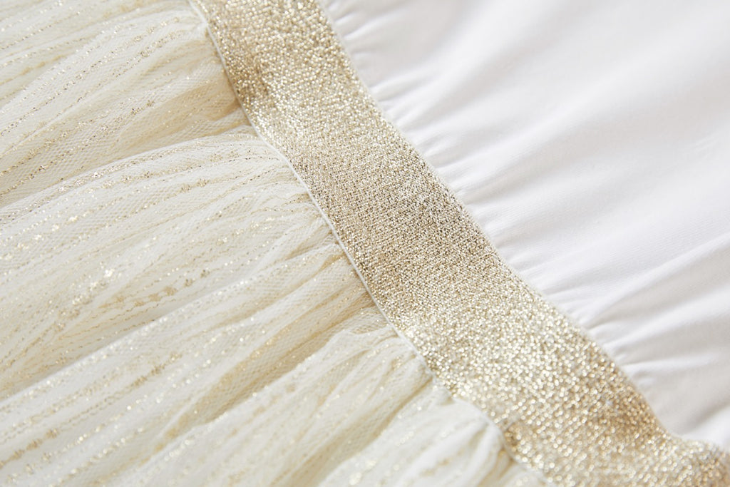 Jurken korte mouw beige Someone