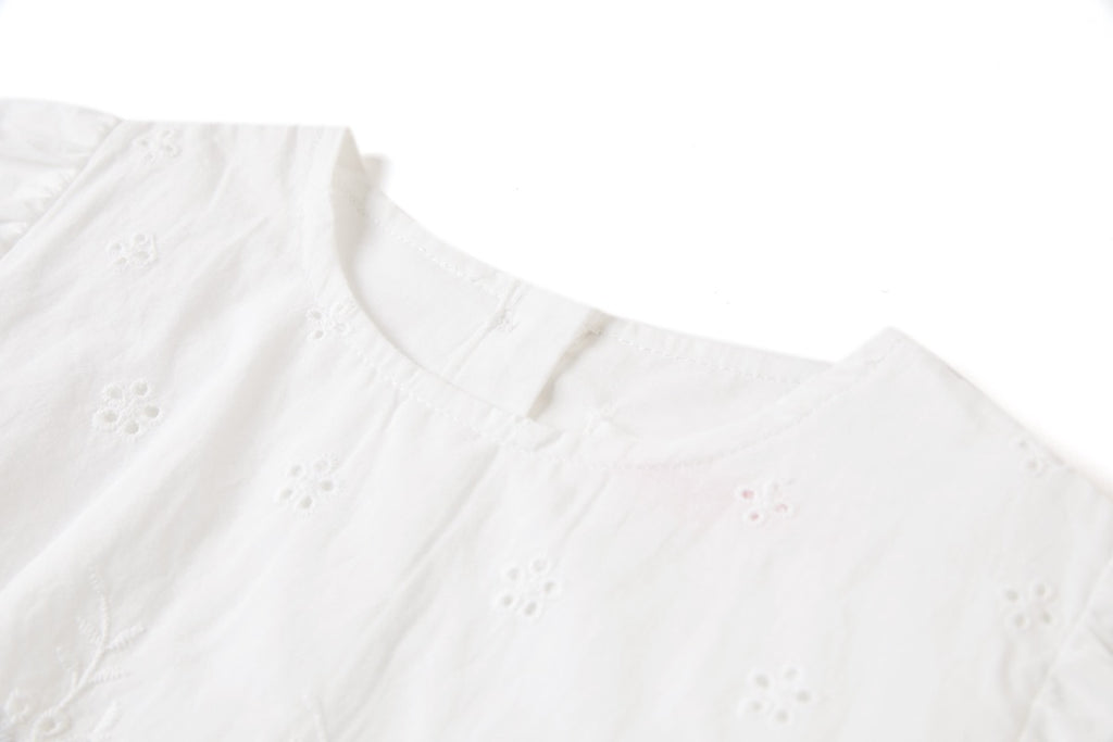 Blouses korte mouw wit Someone