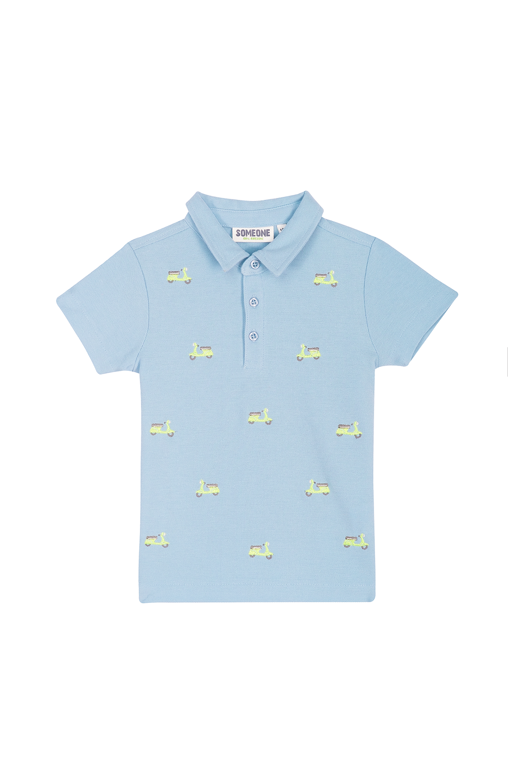 Polo's korte mouw blauw Someone