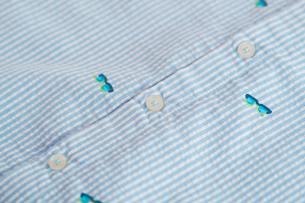 Hemden lange mouw blauw Someone