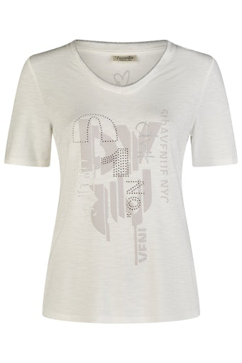 T-shirts korte mouw wit Barbara Lebek