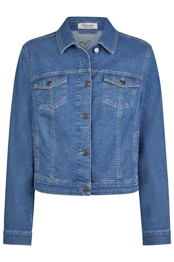 Jeansjassen blauw Barbara Lebek