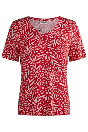 T-shirts korte mouw rood Barbara Lebek