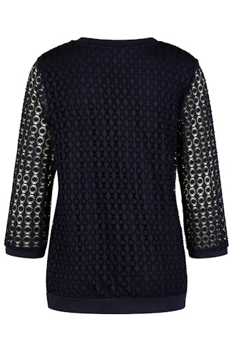 T-shirts korte mouw navy Barbara Lebek