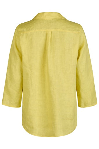 Blouses lange mouw geel Barbara Lebek