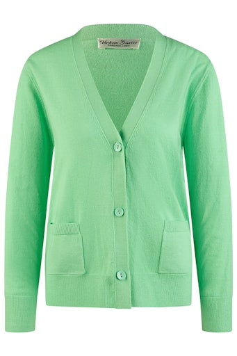 Cardigans groen Barbara Lebek