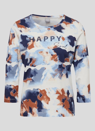 T-shirts lange mouw blauw Rabe
