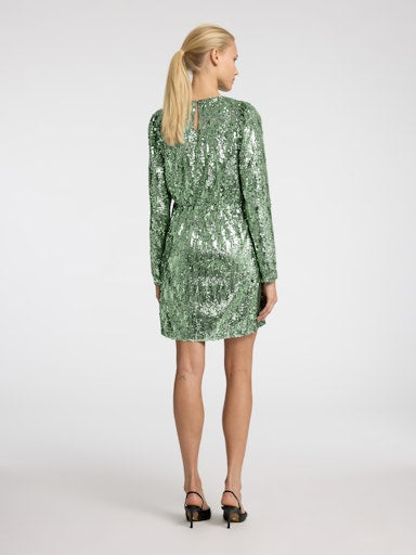 Jurken lange mouw groen Selected FEMME