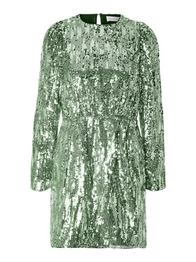 Jurken lange mouw groen Selected FEMME