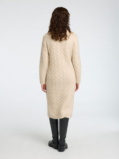 Jurken lange mouw beige Selected FEMME