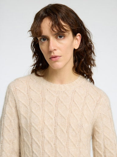 Jurken lange mouw beige Selected FEMME