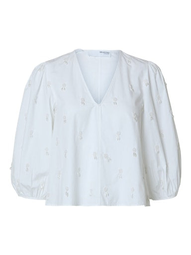 Blouses lange mouw wit Selected FEMME