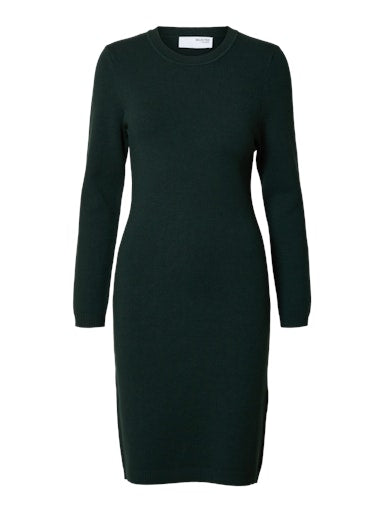 Jurken lange mouw groen Selected FEMME