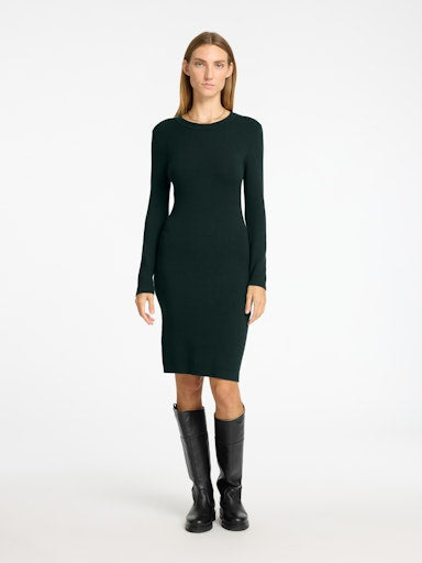 Jurken lange mouw groen Selected FEMME