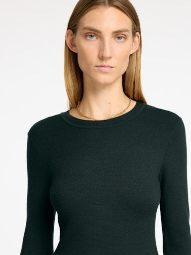 Jurken lange mouw groen Selected FEMME