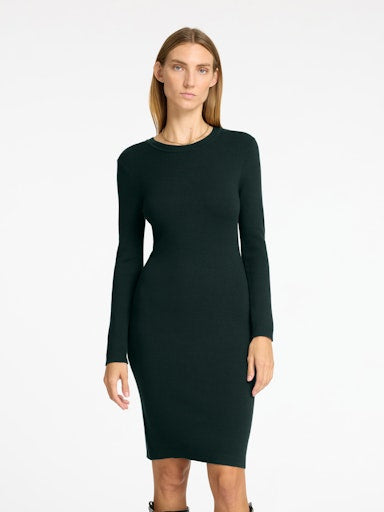 Jurken lange mouw groen Selected FEMME