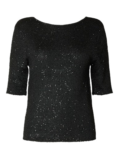 Blouses korte mouw zwart Selected FEMME