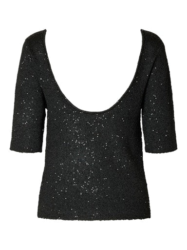 Blouses korte mouw zwart Selected FEMME