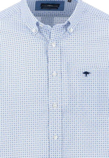 Hemden lange mouw blauw Fynch-Hatton