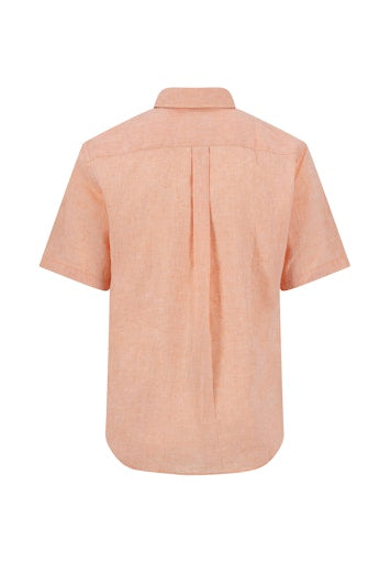 Hemden korte mouw oranje Fynch-Hatton