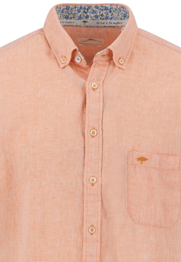 Hemden korte mouw oranje Fynch-Hatton