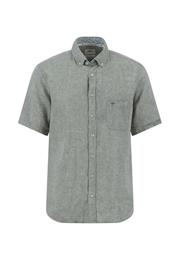 Hemden korte mouw groen Fynch-Hatton