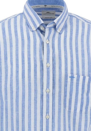 Hemden korte mouw blauw Fynch-Hatton