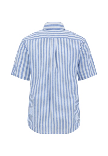 Hemden korte mouw blauw Fynch-Hatton