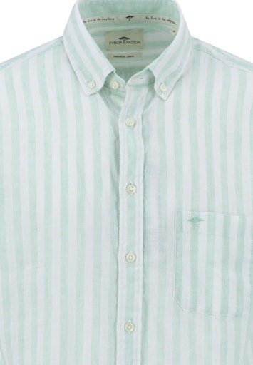 Hemden korte mouw groen Fynch-Hatton