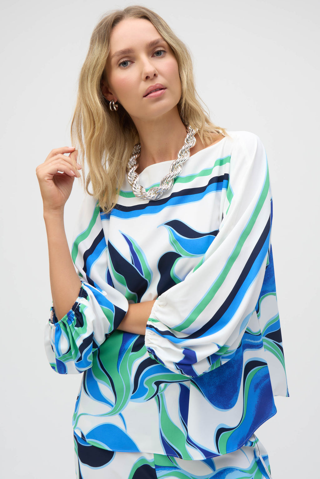 Blouses lange mouw multicolor Joseph Ribkoff