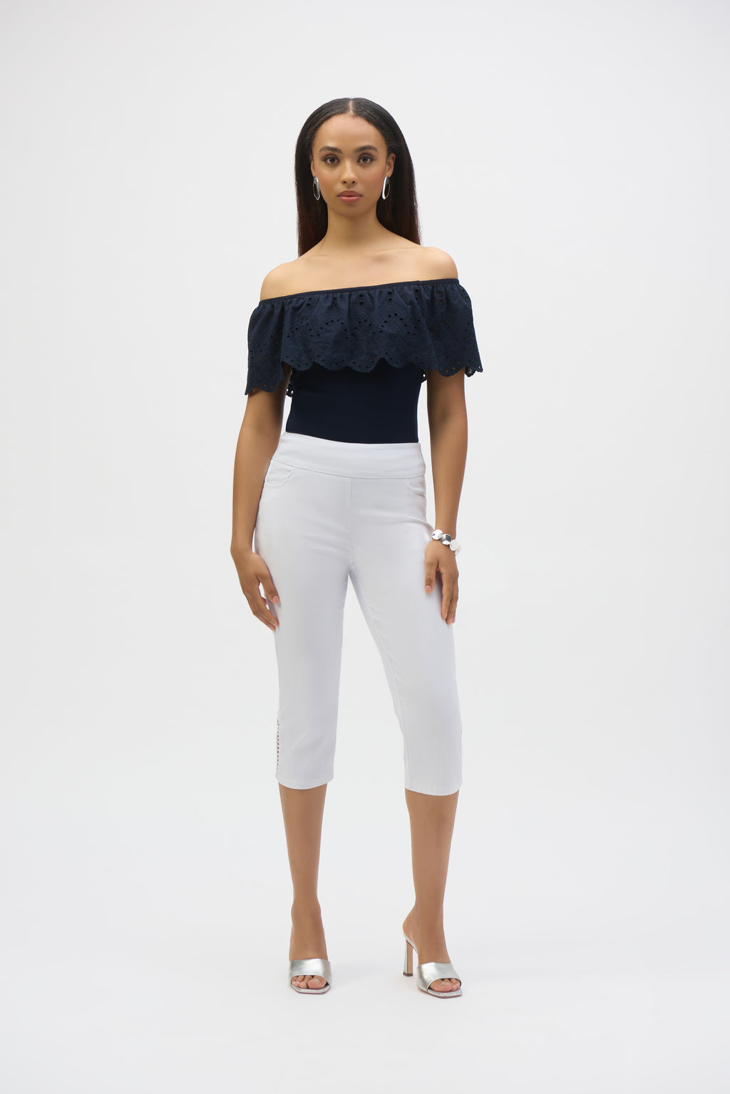 Blouses korte mouw navy Joseph Ribkoff