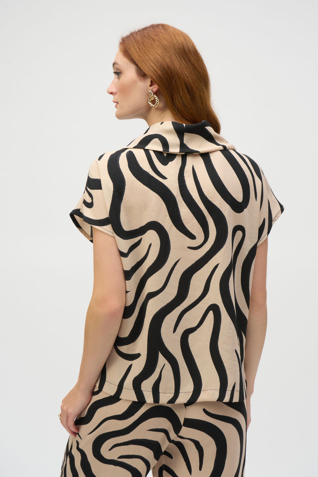 Blouses korte mouw beige Joseph Ribkoff