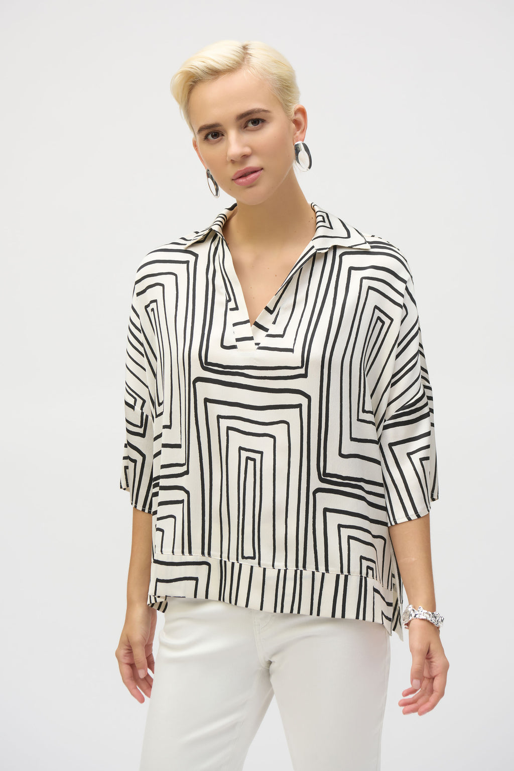 Blouses korte mouw multicolor Joseph Ribkoff