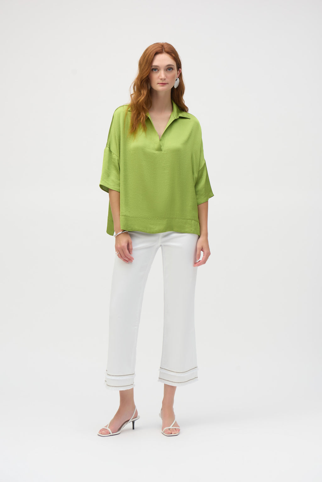 Blouses korte mouw groen Joseph Ribkoff