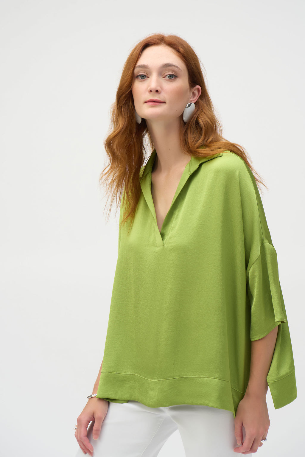 Blouses korte mouw groen Joseph Ribkoff