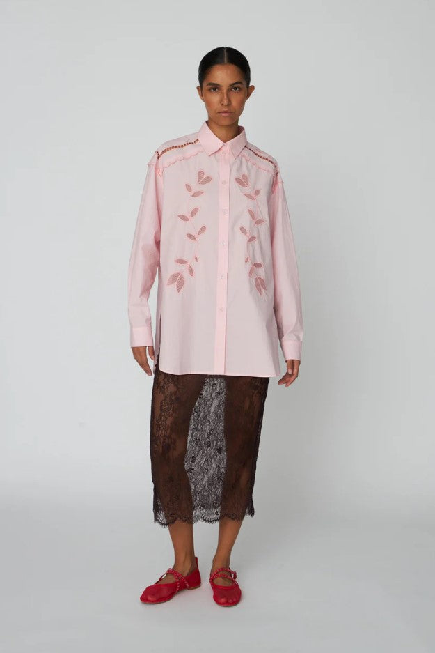 Blouses lange mouw roze STELLA NOVA