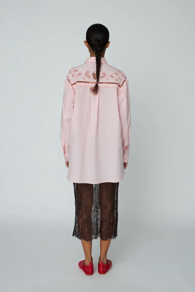 Blouses lange mouw roze STELLA NOVA