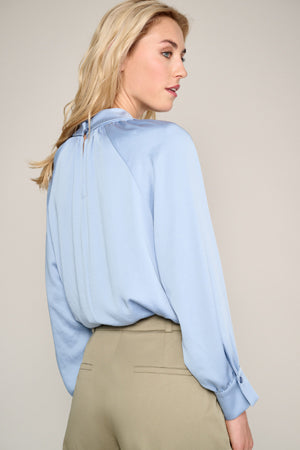 Blouses lange mouw blauw Marie Méro