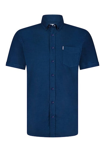 Hemden korte mouw blauw State of Art