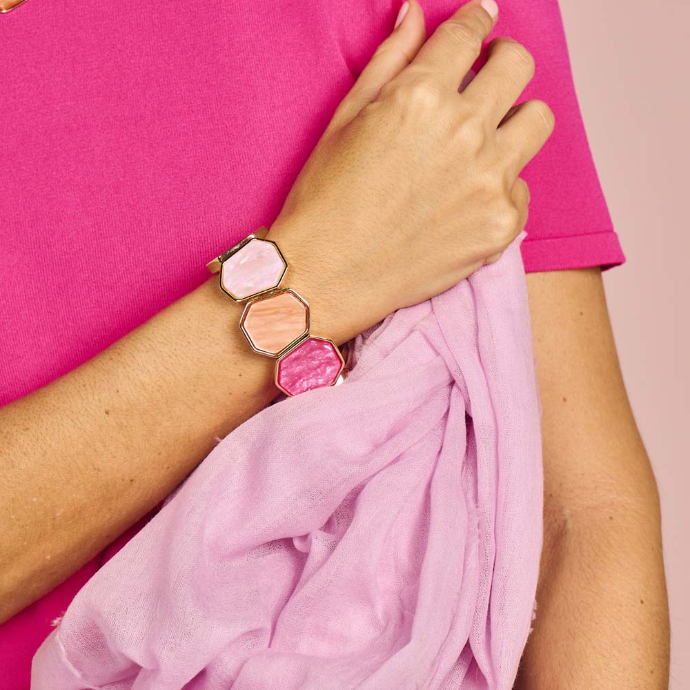 Juwelen roze Les Cordes