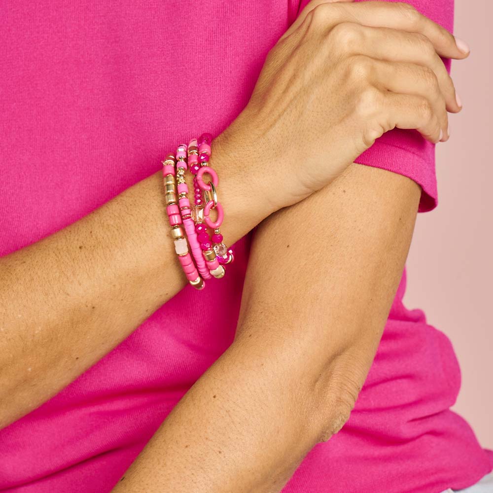 Juwelen roze Les Cordes